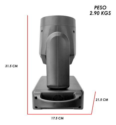 2 Cabezas Robóticas Con Maleta Led Beam 100w Rgbw Steelpro