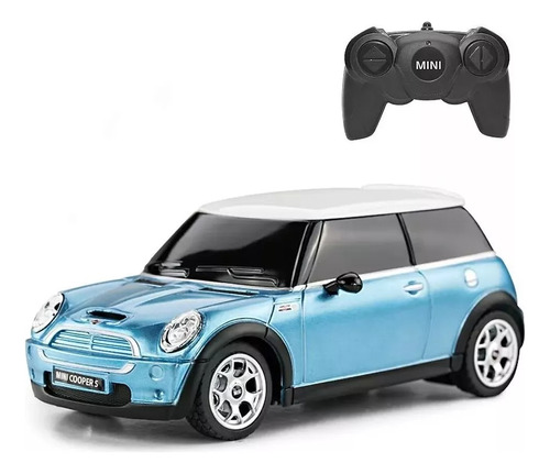 Auto Radio Control Mini Cooper 1:14 Rastar Color Azul