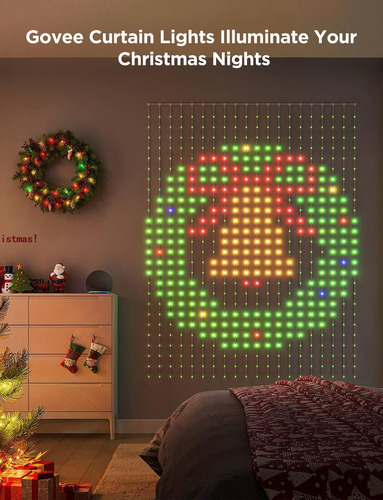 Cortina De Luces Led Inteligentes Gif Aigc, 1040 Led, L...