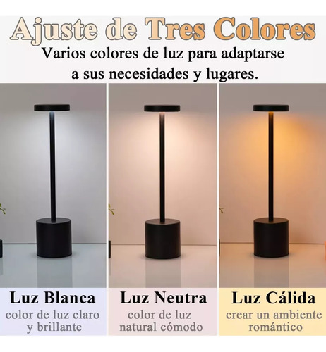 Lámpara De Mesa Led Decorativa Para Ambiente De Restaurante