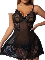 Comprar Baby Doll, Lencería Sexy Encaje De Mujer, Ropa Interior