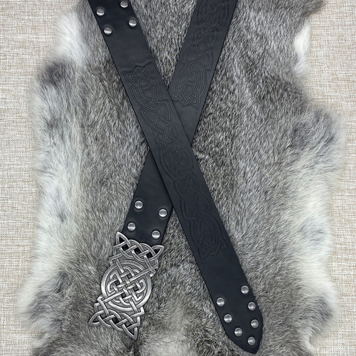 Viking Embossed Medieval Embossed Belt Cosplay Props