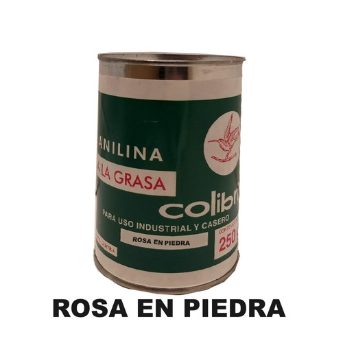 Anilina A La Grasa Colibri X 250 Grs Rosa En Piedra