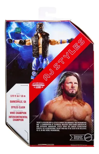 A. Figura Wwe Aj Styles Ultimate Edition Wwe Mattel | MercadoLivre