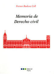 Libro Memoria De Derecho Civil Original