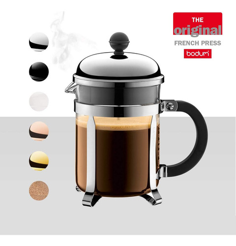 . Cafetera Bodum 1924-16us4, 500 Ml, Transparente Y Cromo