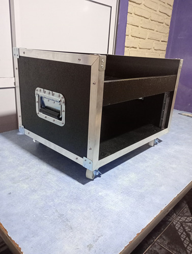 Rack Para Potencia 3 Unidades De Rack + Porta Consola Mixer