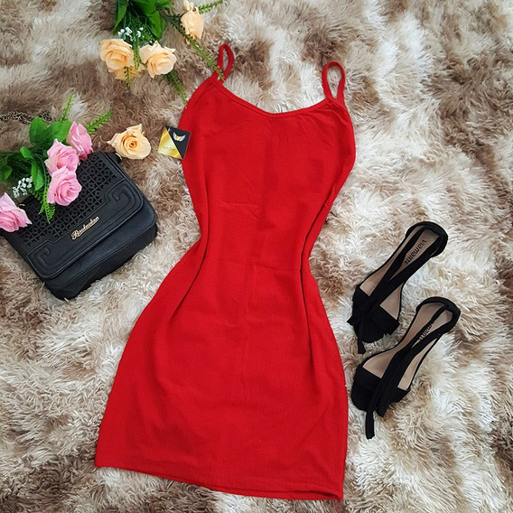 mercadolivre vestido vermelho
