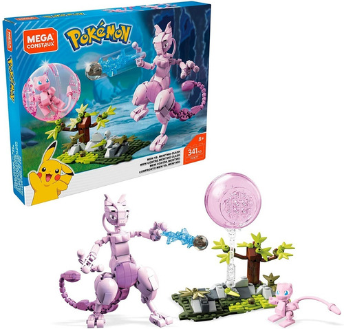 Mew Vs Mewtwo Pokemon Mega Construx Envio Gratis
