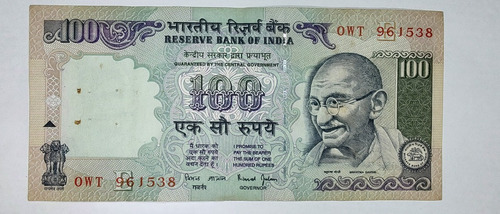 Billete De 100 Rupias India