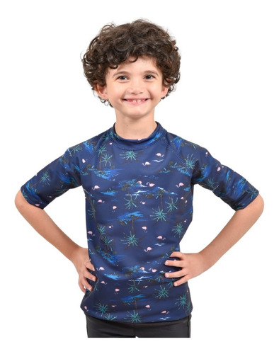 Remera Natacion Niños Safit® Pileta Proteccion Solar Uv50