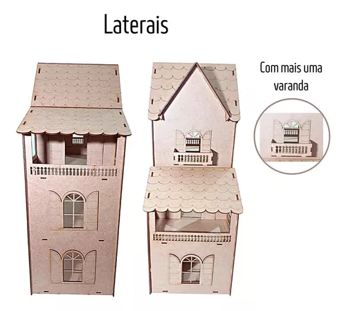 Casinha de madeira para barbie: Encontre Promoções e o Menor Preço