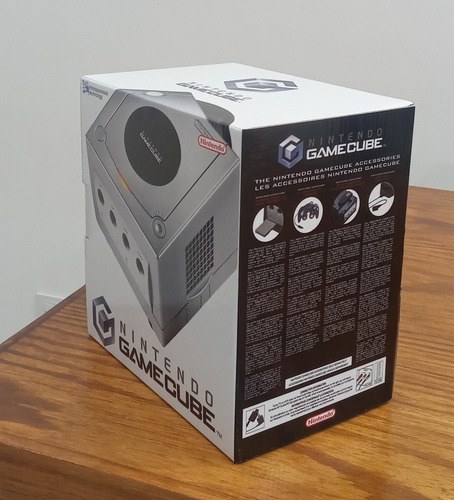 Imagen 1 de 3 de Caja Vacía Repro Gamecube Plateada