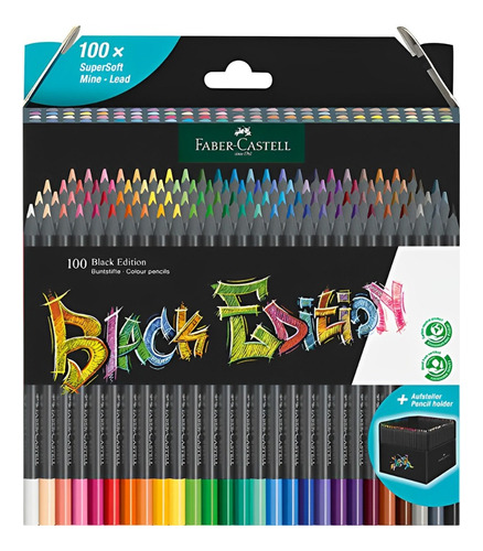 100 Colores Profesionales Lápices Super Soft  Faber Castell