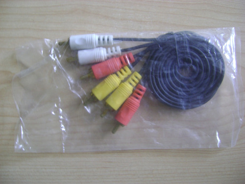 Cable Rca Para Audio&video. Puntas Doradas 