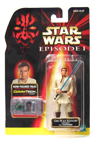 Figura De Acción Star Wars Obi-wan Kenobi Jedi Duel 9,5 Cm
