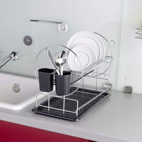 Imagen 8 de 10 de Escurridor De Platos Seca Platos Inoxidable Secador Bandeja