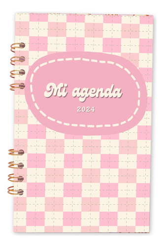 Agenda Diaria Personalizable 2024 Con Stickers 