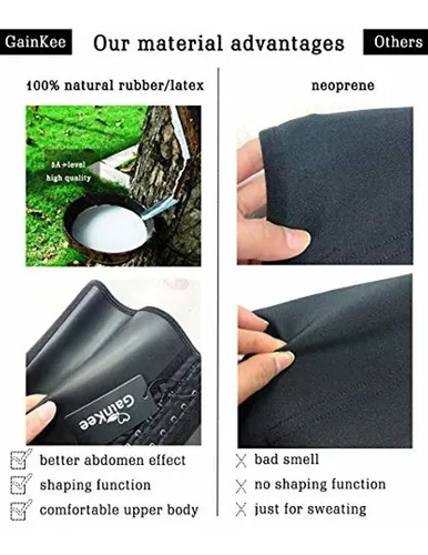 Faja Térmica De Látex Para Hombre - Gainkee