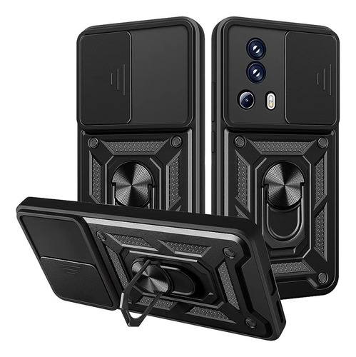 Protector Para Xiaomi 13 Lite  Negro 3 En 1 