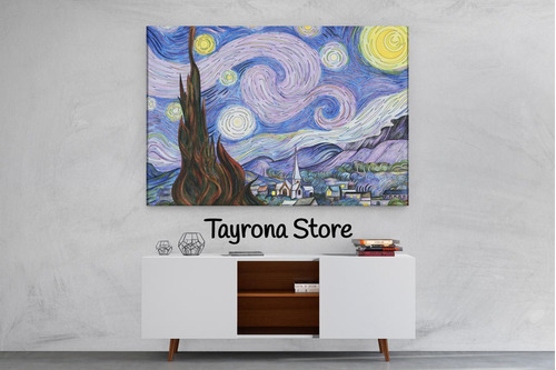 Cuadro En Lienzo Tayrona Store Pintura Noche estrellas 001 