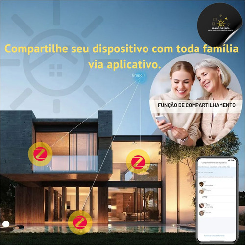 Sensor Inteligente De Abertura Porta E Janela Zigbee Ekaza