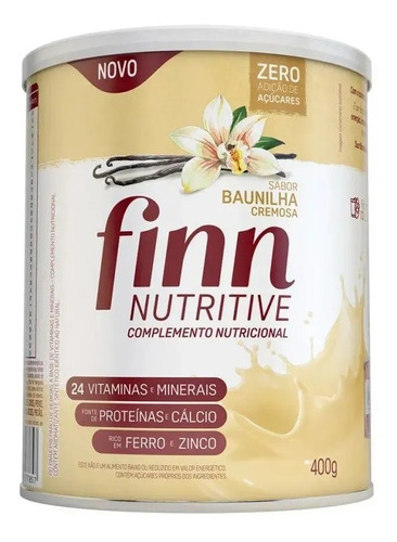 Complemento Nutricional Finn Nutritive Sabor Baunilha - 400g