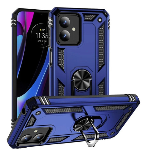 Funda Moto G14 Case Rudo C/anillo + 2 Micas Cristal + Regalo