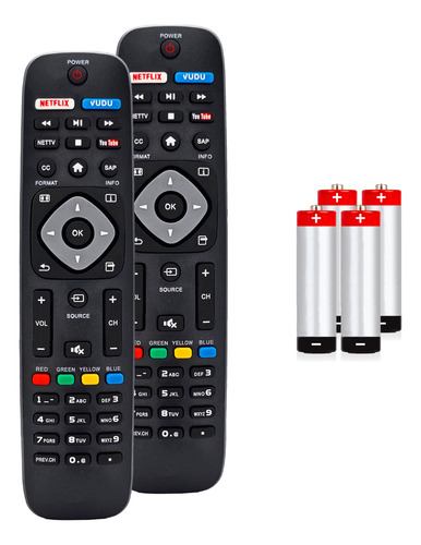 2pz Control Compatible Philips Todas Pantallas Smart Tv Pfl