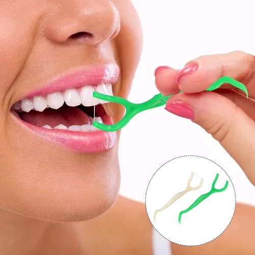 Hilo Dental Reutilizable Portátil Con Mango De Hilo