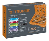 Comprar Juego De 100 Puntas Taladro Atornillar Largo 1pg Truper