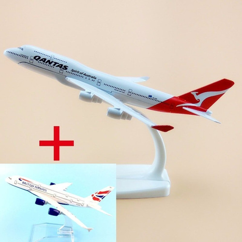 Pack Boeing 747-400, De Qantas, Escala 1:500 + 2do Avión