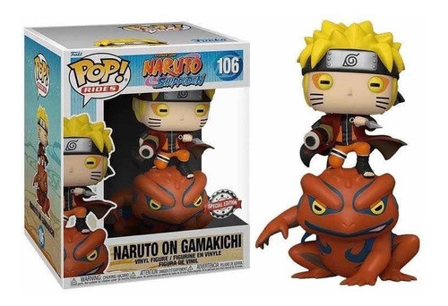 Funko Pop Naruto On Gamakichi #106 Shippuden Ride Exclusive