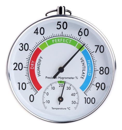 Indicador Analógico De Temperatura Y Humedad Interior Exteri