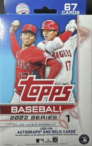 2022 Topps Serie 1 Caja Para Colgar Sellada De Fábrica Con 6