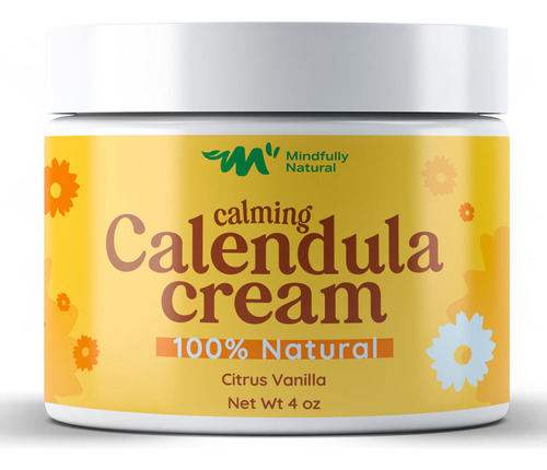 Crema De Calendula Con Aloe Vera Organico, Crema De Calendul