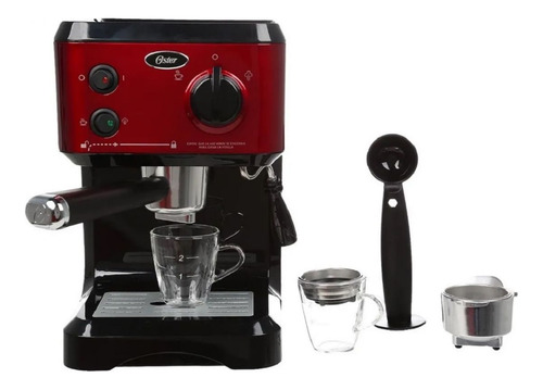 Imagen 2 de 5 de Cafetera Express Oster Con Vapor Capsulas Nespresso Ecmp65