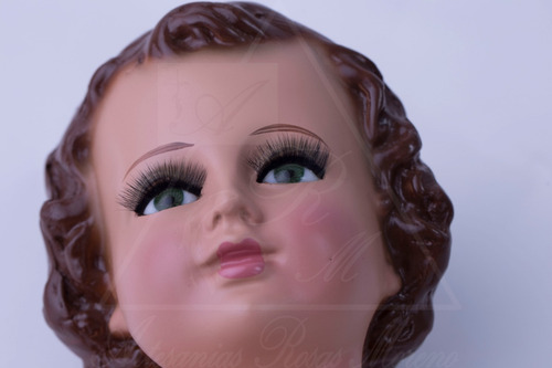 Niño Dios De 40cm Ojo Rayado Artesanías Rosas Moreno