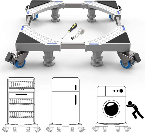 Base Móvil Universal Con 4 Patas Fuertes Y 8 Ruedas