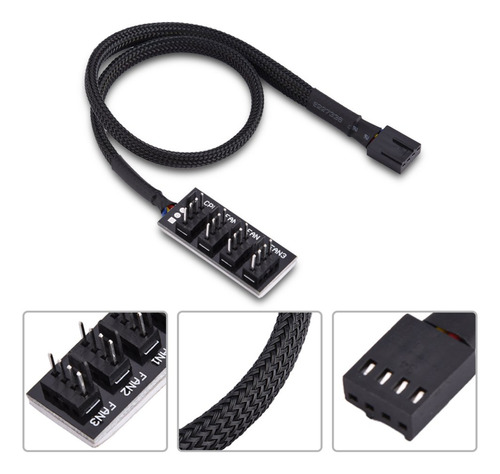 Cable De Concentrador Ventilador De Pc Pwm Vías 3/4/5 Pin