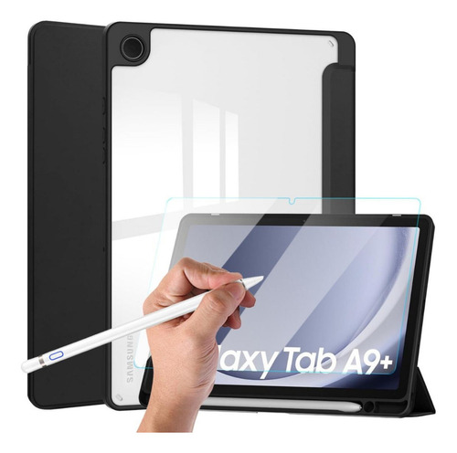 Case + Caneta + Película Para Tab Samsung A9+ 11 X216 X210