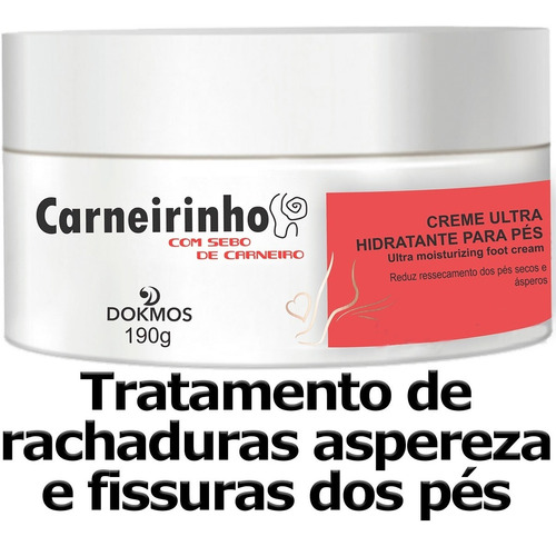 Carneirinho Creme Para Os Pés Com Sebo De Carneiro E Ureia