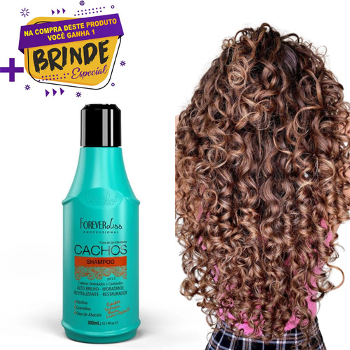 Shampoo Cachos Forever Liss 300ml Original + Brinde!