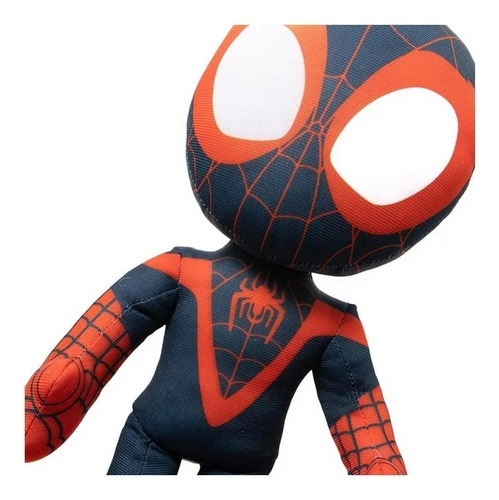 Spidey & His Amazing Peluche Electrónico 12 Miles Morales Color Negro