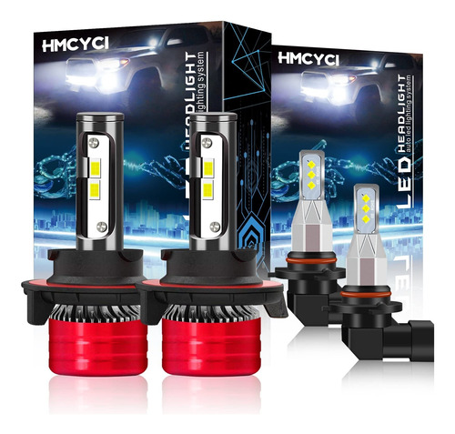 Mcyci Para Hummer Bombilla Led Faro Delantero Haz Alto Luz