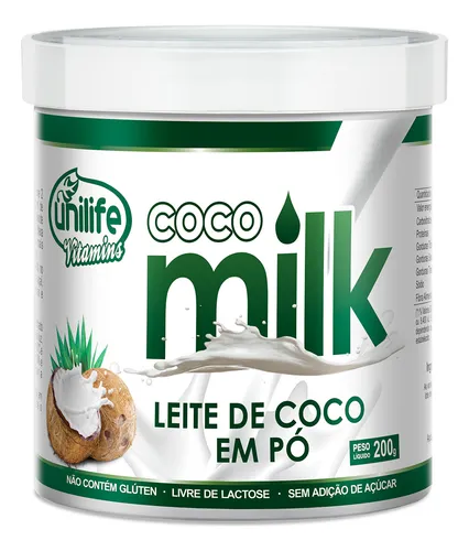 comprar Coco Milk Unilife Leite De Coco Em Pó 200g