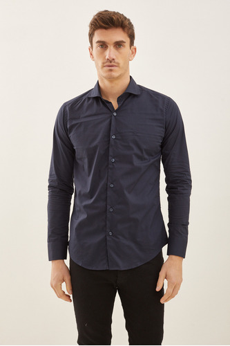 Camisa Basic Night Hombre Airborn