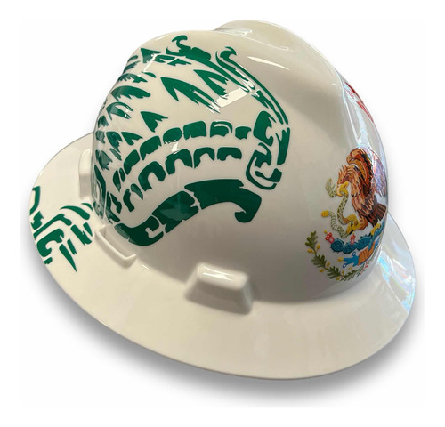 Casco Msa V-gard / México Uhd Blanco C/ Recubrimiento