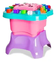 Comprar Mesita Mesa Centro De Actividades Infantil Juego De Encastre