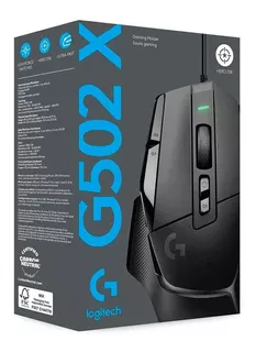 Mouse Gamer Logitech G502 X Hero 25k Dpi Black